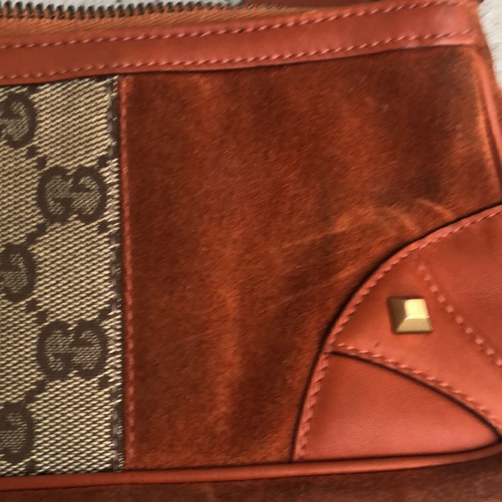 Gucci Small Suede n Leather bag - Picture 6 of 14